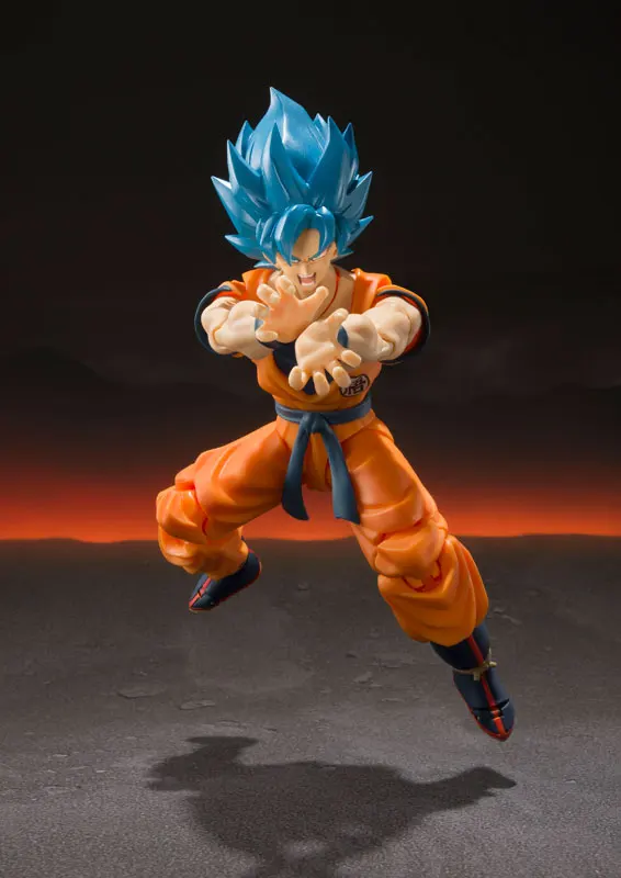 "Dragon Ball Super Broly" Оригинальная фигурка BANDAI spirdis Tamashii нация S. H. Figuarts СВЧ-Супер Saiyan God SS Son Goku