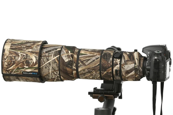  ROLANPRO Lens Camera Coat Camouflage Rain Cover for Canon EF 600mm f/4 L IS USM Lens Anti Shake I P