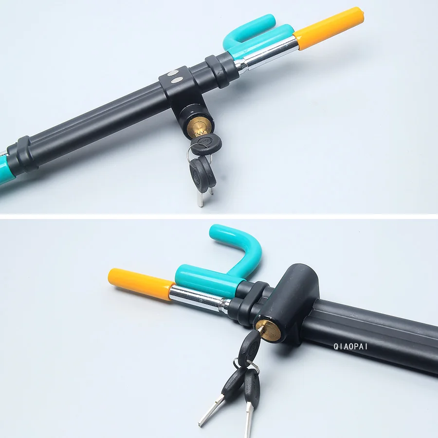 Universal Baseball bat steering wheel lock for car protection automobile security anti theft burglarproof lock 3keys copper core