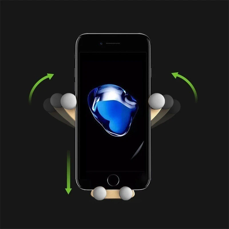 Универсальный гравитационный Автомобильный держатель для телефона с автоматической блокировкой стенд милый Универсальный с вентиляционными отверстиями gps держатель для мобильного телефона iPhone X/8
