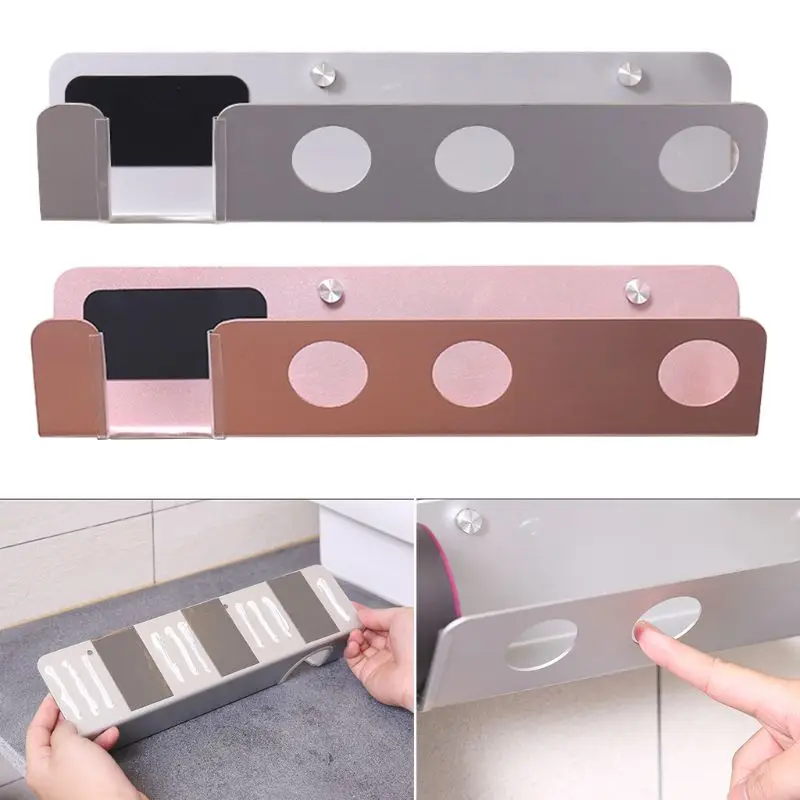 

Wall Mounted Hair Dryer Holder Storage Hanging Bracket For For Dyson Hair Dryer