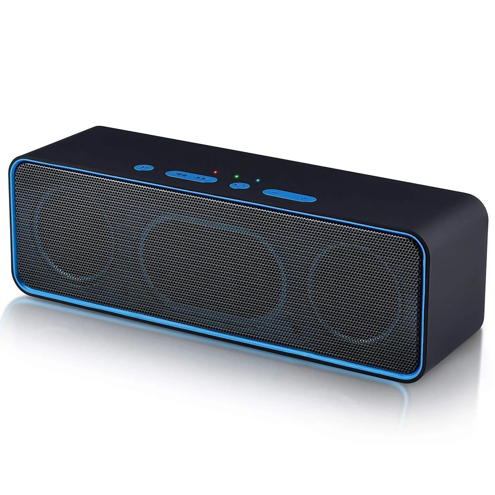 B09 портативная Bluetooth колонка с микрофоном Беспроводная Громкая акустическая