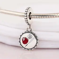 Рекламный 925 стерлингового серебра Шарм homerun оригинальный Шарм Подвеска для женщин Браслеты и ожерелья модные украшения