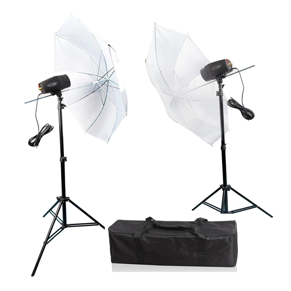 Buy 360w Cheap Studio Flash Lighting Kits with Strobe