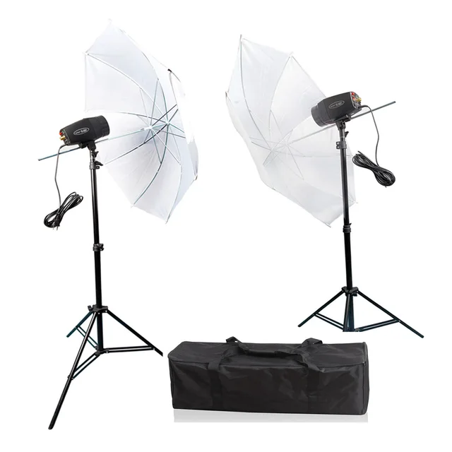 Buy 360w Cheap Studio Flash Lighting Kits with Strobe
