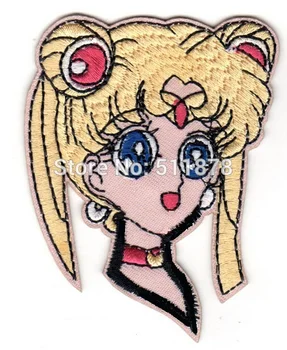 

3" Sailor Moon Movie TV Series Fancy Dress Costume Embroidered iron on patch TRANSFER APPLIQUE