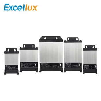 

Rain-proof DC 12V 60W/100W/200W/250W/400W Aluminum Outdoor LED light Power Supply Lighting Transformer For Outdoor led lighting