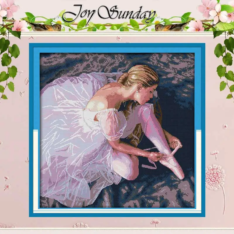 

Ballerina Patterns Counted Cross Stitch 11CT 14CT Cross Stitch Sets Wholesale Chinese Cross-stitch Kits Embroidery Needlework