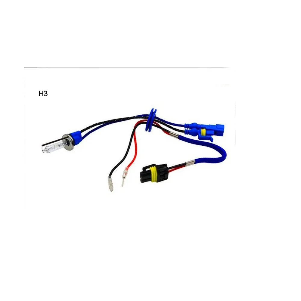 Car External Lamp HID AC 35-55W H7 metal base H1 H3 H11 5500K light bulb xenon white 9005 metal 9006 H8 hid bulb xenon headlight (8)