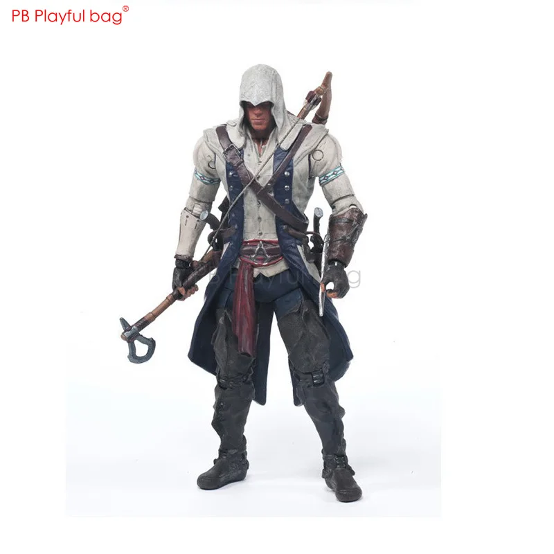 Assassin C 15 см Connor& Haytham KenWay& Edward KenWay фигурка ПВХ Коллекционная модель Фигурка игра подвижная модель игрушки HB41