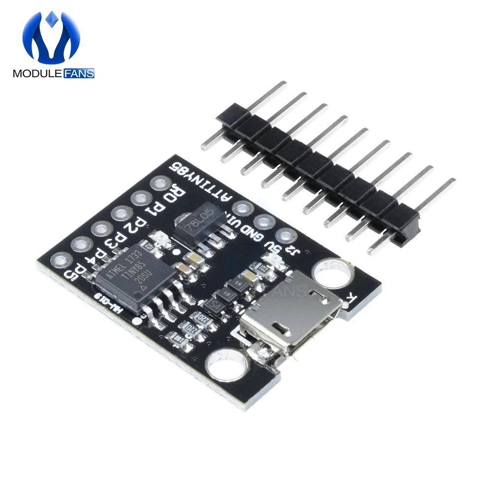 Макетная плата ATtiny ATtiny85 Micro USB модуль для Arduino IIC I2C TWI SPI микроконтроллер малой
