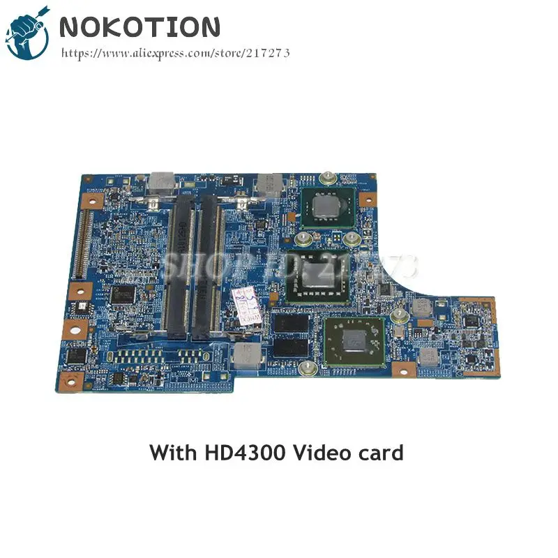 NOKOTION JM51 DIS MB 48.4CR05.021 For Acer aspire 4810T Laptop Motherboard HD4300 DDR3 with Processor onboard