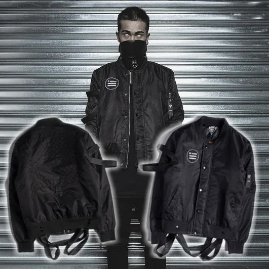 

Badges MA1 Jackets cotton padded coat plaid pattern embroidery Winter dress men AIR Froce jacket Warhawk male