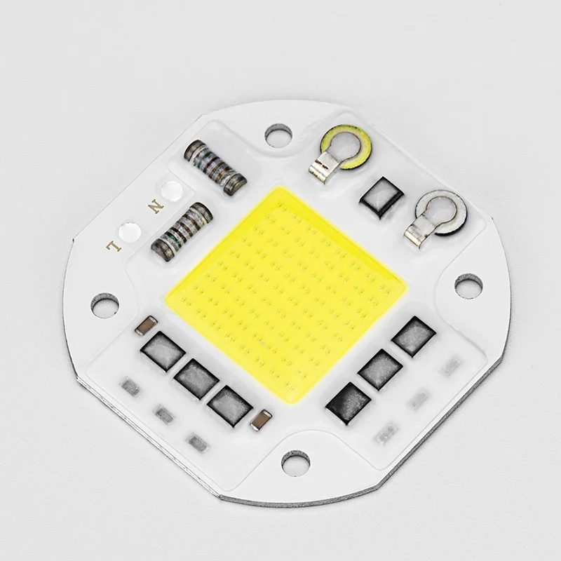Умный IC светодиодный чип COB 20 Вт 30 Вт 50 Вт AC 220 В 240 В светодиодный светильник чипы нет необходимости драйвер для DIY светодиодный прожектор холодный теплый белый