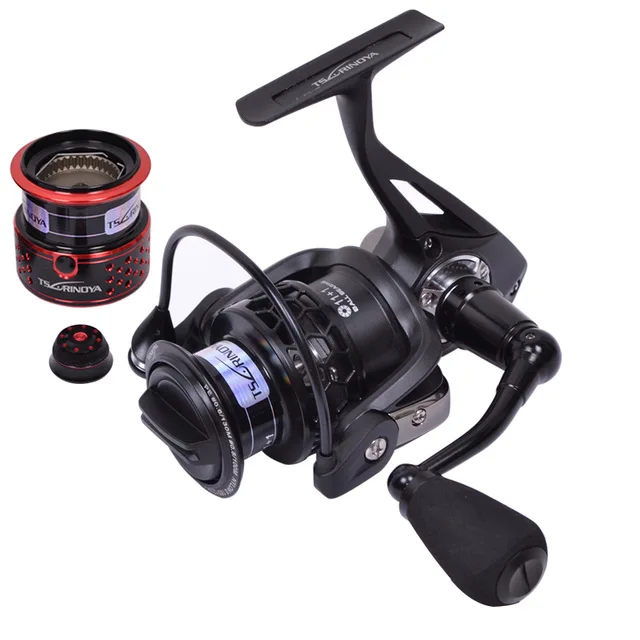 

Tsurinoya Pre-loading Spinng Reel 11+1 BB 5.2:1 Ratio with 2 Spools quality Reel sea & fresh water Fishing tackel TSP2000