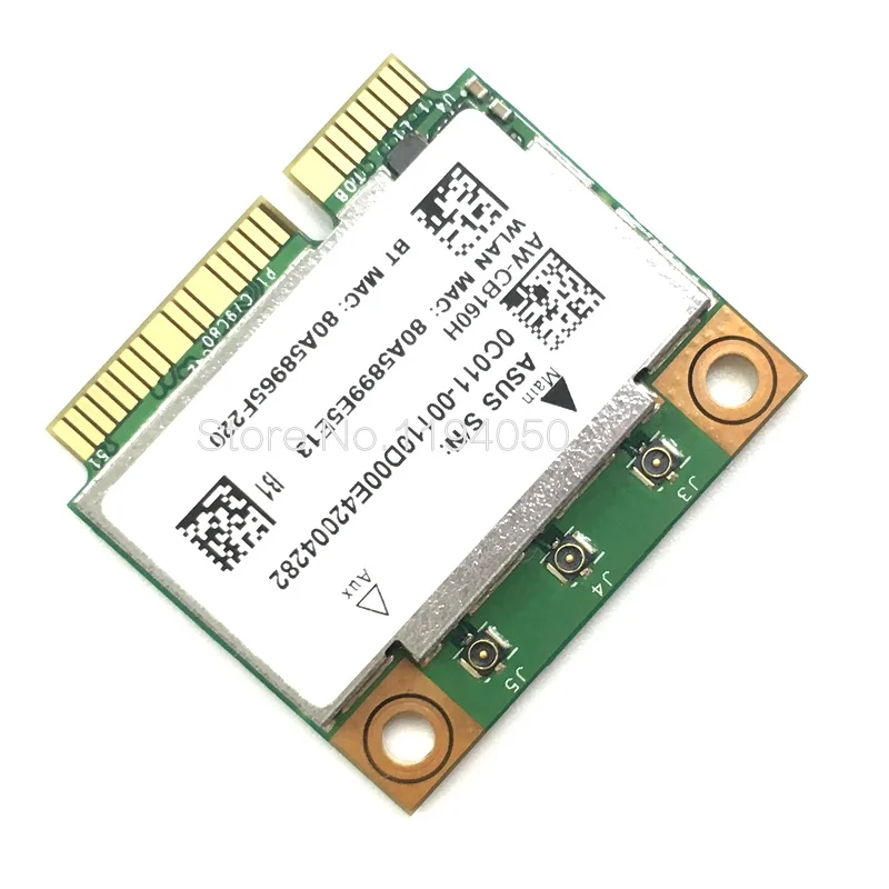 AzureWave AW-CB160H Broadcom BCM94360HMB 802.11AC 1300 Мбит/с беспроводной Wi-Fi WLAN Bluetooth 4,0 Mini PCI-E карта+ 20 см MHF4 антенна