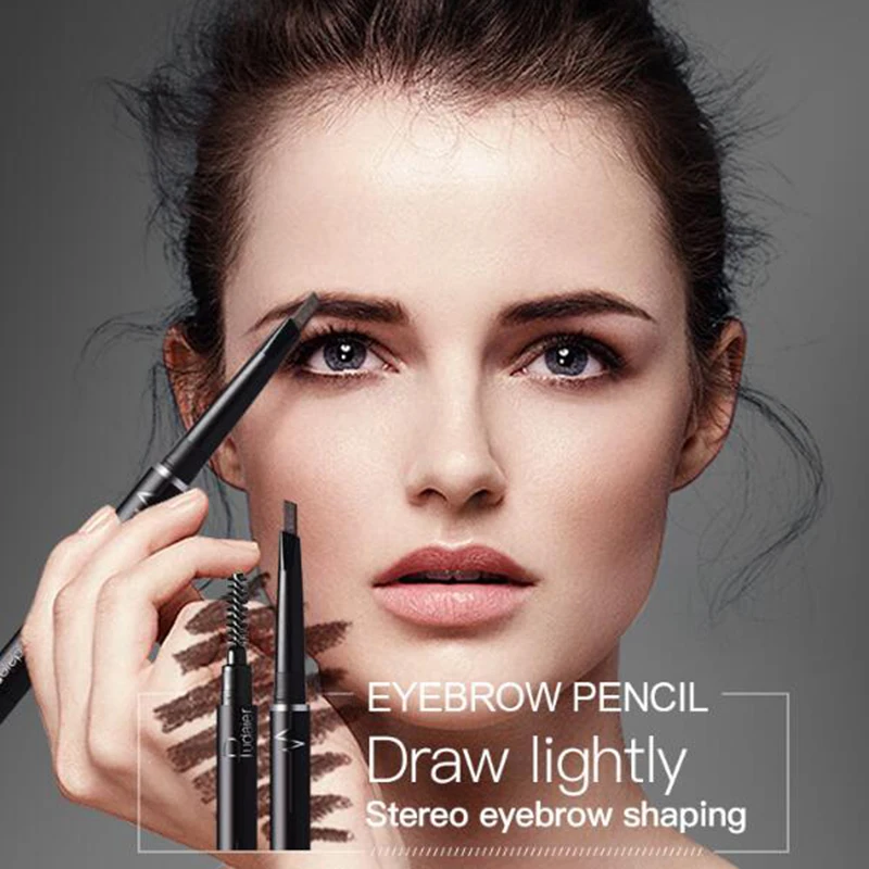

pudaier 6 Colors Waterproof Rotatable Eyebrow Pencil Eye Makeup Cosmetic Pen With Brush Classic Eyebrow Enhancer Beauty Tools