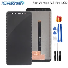 Original For VERNEE V2 PRO LCD Display Touch Screen Assembly Repair Parts For VERNEE V2 PRO Screen LCD Display Free Tools jumper original transmitter t16 pro parts fit for replacement t16 v2 accessories hall sensor gimbals lcd screen jp4 in 1 module