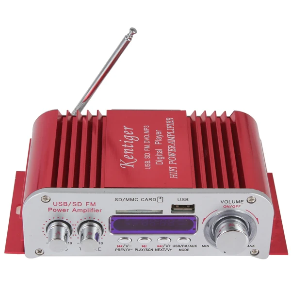 Kentiger HY3006 DC 12 В цифровой автомобильный стерео HiFi усилитель мощности аудио Музыка Mp3 плеер USB MP3 SD FM пульт дистанционного управления