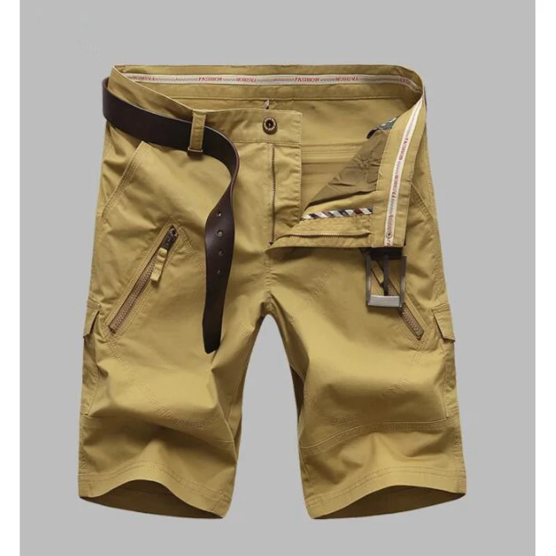 Мужские шорты для отдыха карго шорты прямые свободные Модные мужские короткие брюки низ Большие размеры