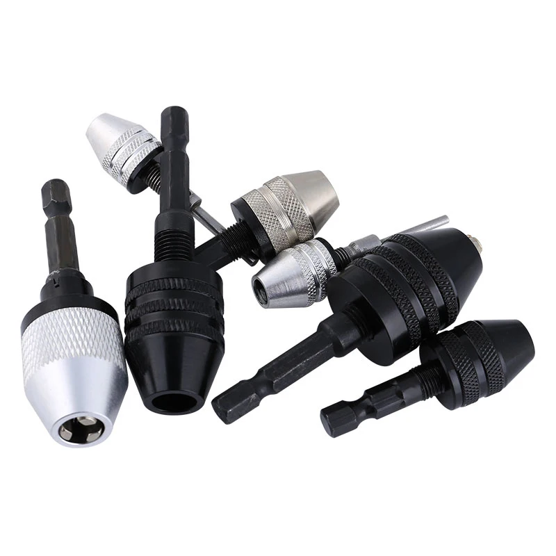1//4inch Keyless Drill Bit Chuck Quick Change Adapter Converter Hex Shank Sale