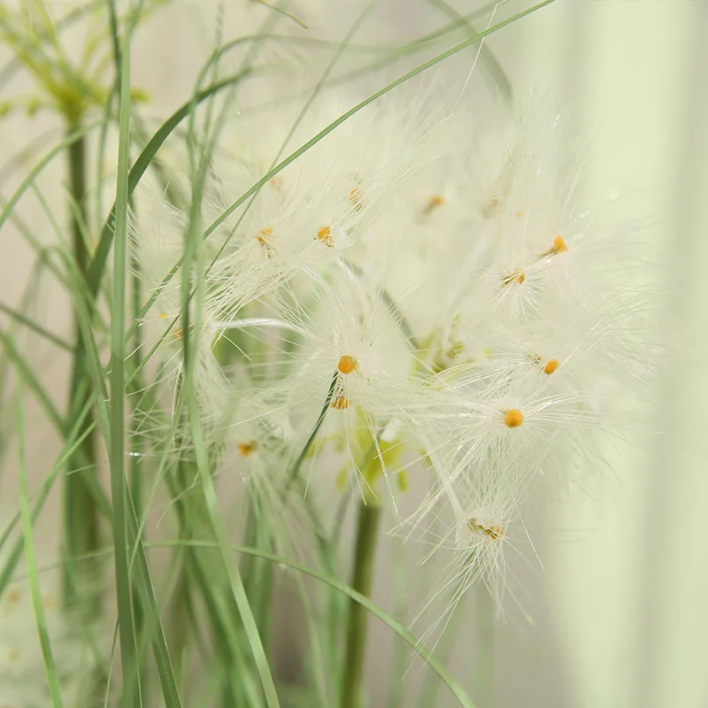 Tanie Sztuczny mniszek lekarski bluszcz liść eukaliptusa szyfrowanie liście zielona roślina duży salon kryty doniczkowa dekoracja Bonsai trawa