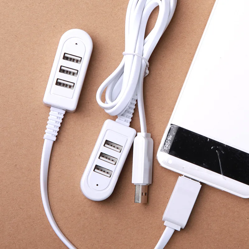 1 M شاحن تمديد خط Hub أكثر من الفاصل جديد نمط 3USB كابل شحن سريع تهمة USB تمديد