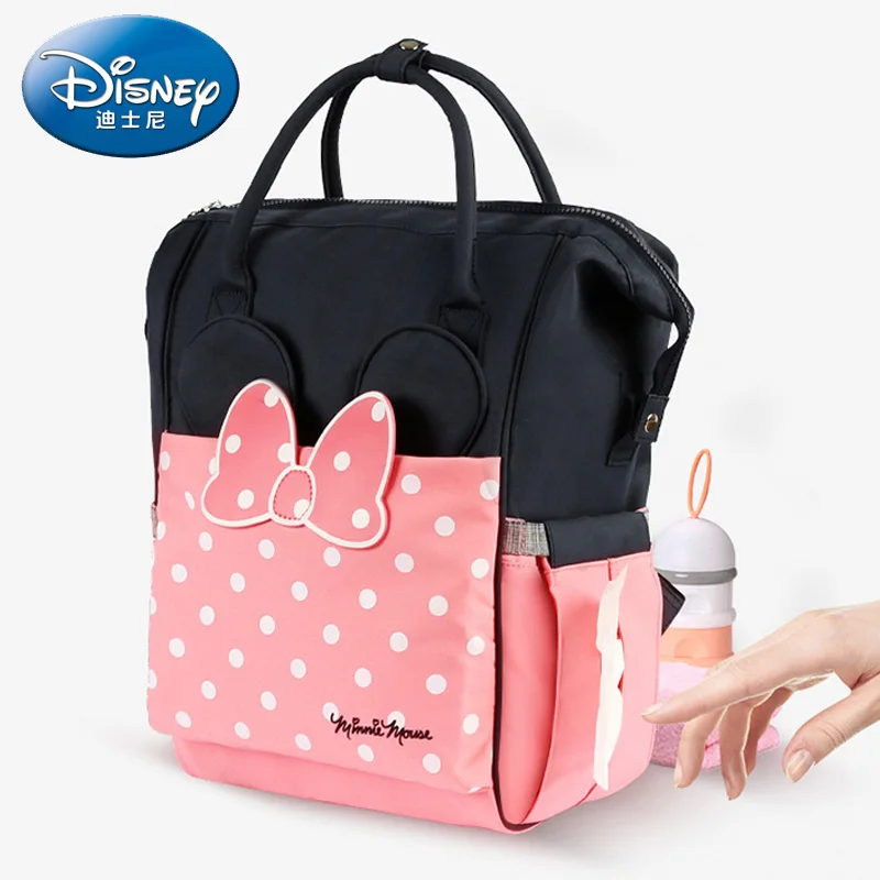 

Disney diaper bag backpack mummy insulation Bags Thermal High-capacity Baby Feeding Bottle Bags Backpack Baby Care