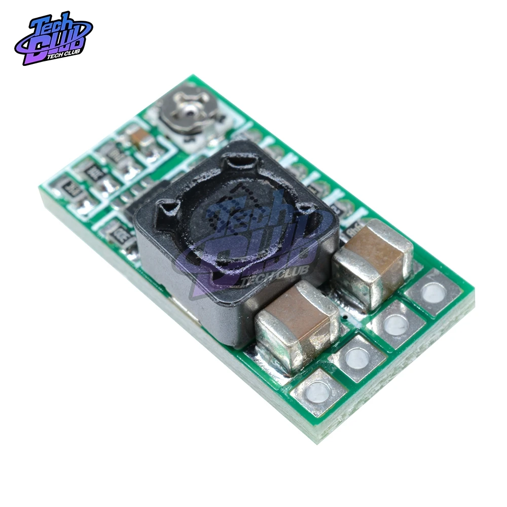 Mini DC 12 24V to 5V 3A понижающий модуль питания преобразователь напряжения регулируемый