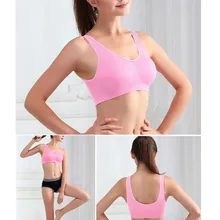 3 шт. сексуальное Для женщин летние двухслойный Бесшовные дышащие Спорт Фитнес Йога Спортивные бюстгальтер-борцовка жилет нижнее бельё для девочек, топы
