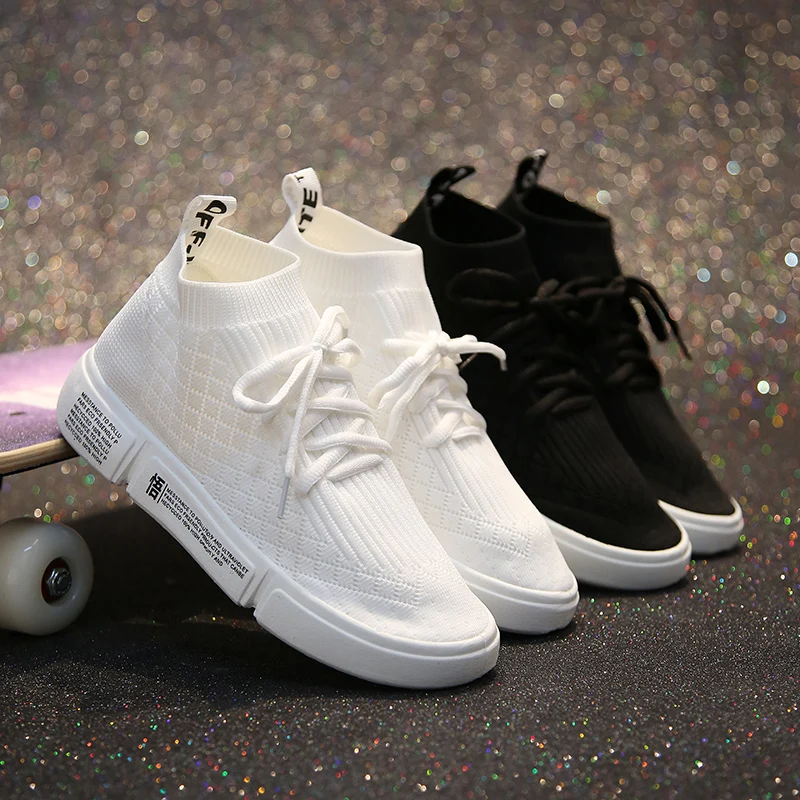 

Women Sneakers 2019 Fashion Casual Shoes Woman Comfortable Breathable White Flats Female Platform Sneakers Chaussure Femme