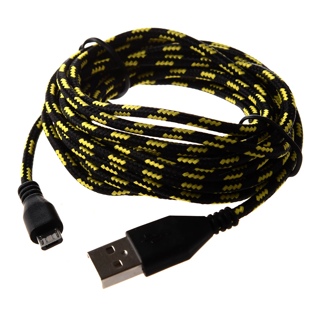 

HFES 3M Braided Fabric Micro USB Data&Sync Charger Cable Cord Black