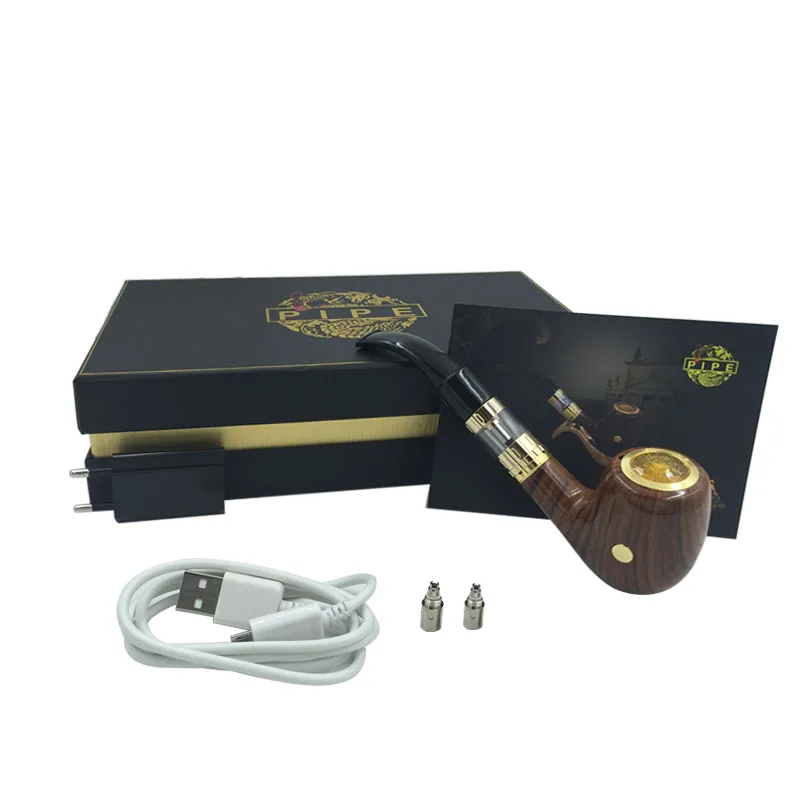 ==> [Free Shipping] Buy Best original Electronic cigarette ePipe 618A Kit Smoking E pipe 618 A Atomizer with Wood vape built in one battery VS kamry K1000 Online with LOWEST Price