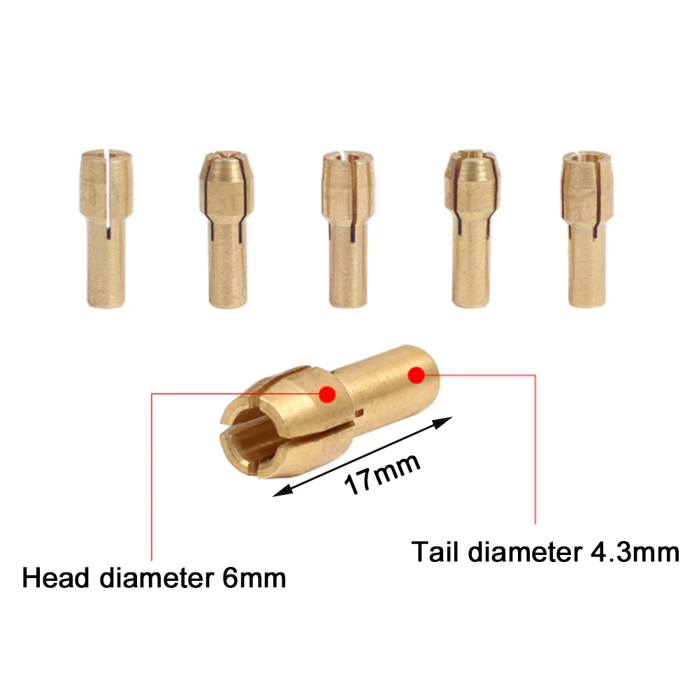 10 шт. челнока шлифовальная установка патрон Три коготь медь сэндвич 0,5-3,2 мм, электрическая дрель цанговые патроны набор