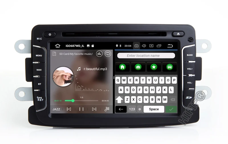 Discount 2G Android 9.0 Quad Core Car DVD PLAYER for Dacia Sandero Duster Renault Captur Lada Xray 2 Logan 2 GPS PLAYER multimedia audio 9