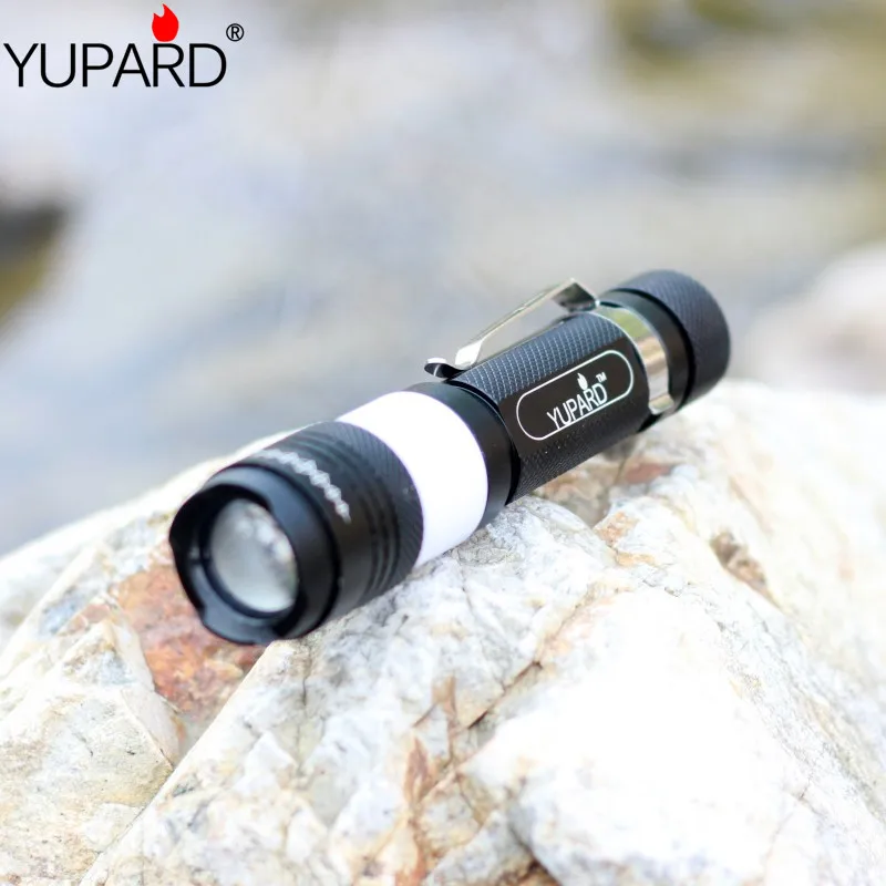Светодиодный фонарик YUPARD zoom T6 яркий для кемпинга с usb зарядкой масштабируемый