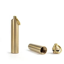 Латунный резервуар для воды полностью металлический с ЧПУ водонепроницаемый ящик анти-Выживание водонепроницаемый резервуар картридж инструменты