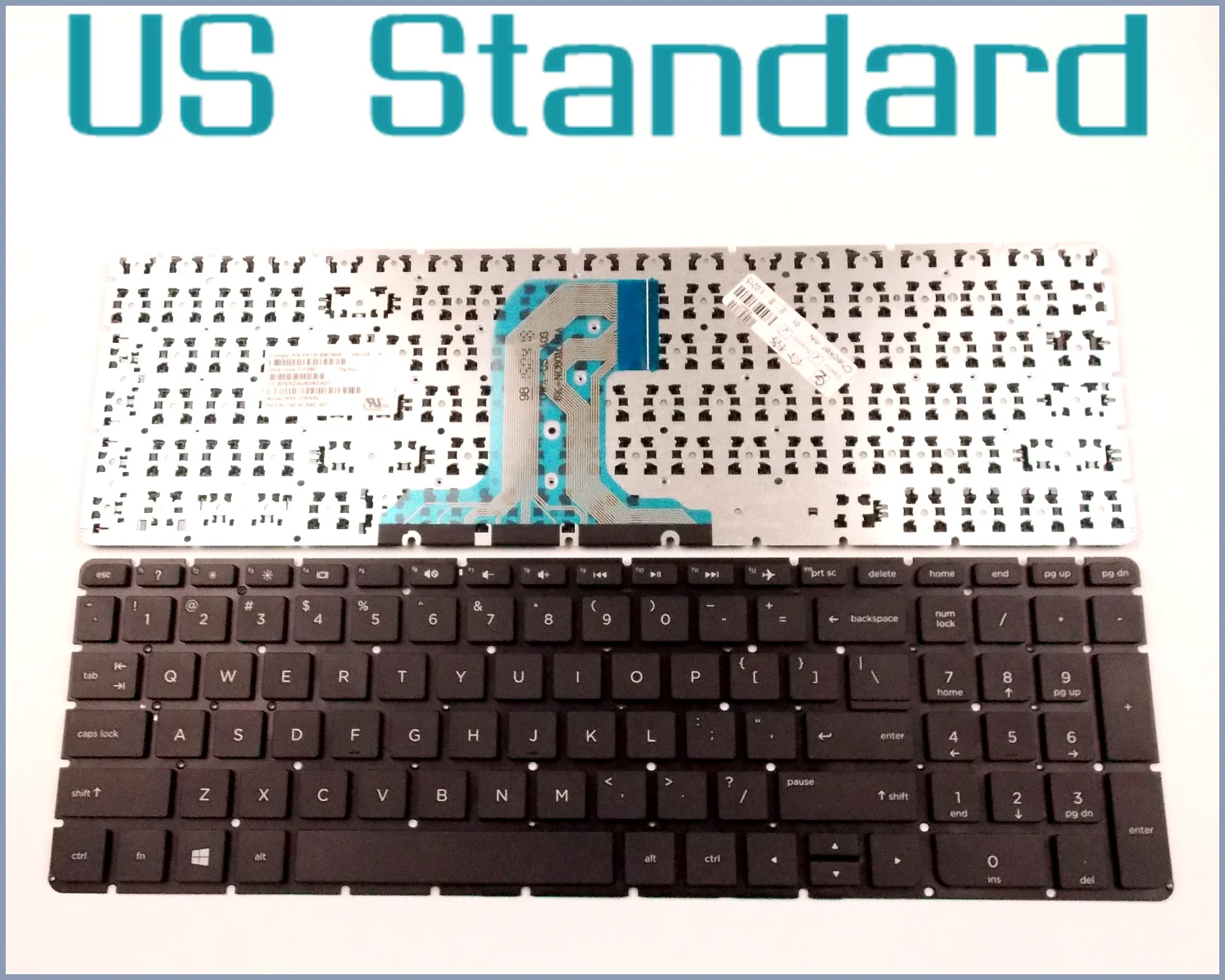 US English Version Keyboard for HP Pavilion PK131EM3A00