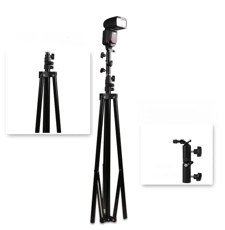 Professional Tripod Universal Folding Camera Tripod FLASHLIGHT LED