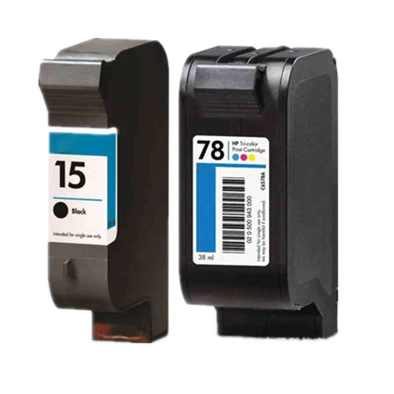 Remanufactured Ink Cartridges For HP 15 78 15XL 78XL HP15 HP78 HP15XL HP78XL 6578D Officejet G55