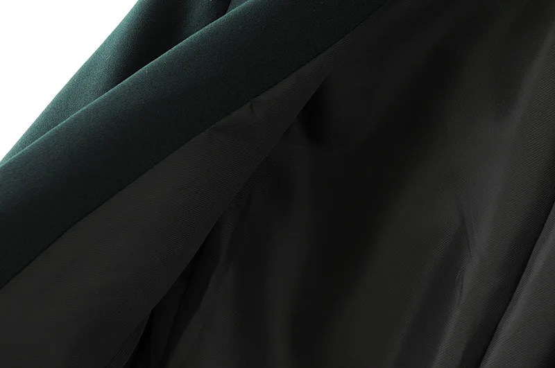 Bella philosophy женский элегантный белый черный зеленый Блейзер обжимной рукав три четверти верхняя одежда с фигурным карманом офисная куртка