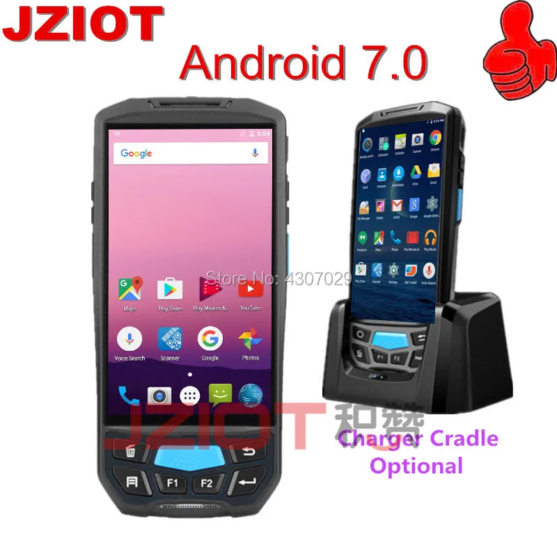 2D сканер штрих кода Android 7 0 стандартный портативный накопитель данных IP66