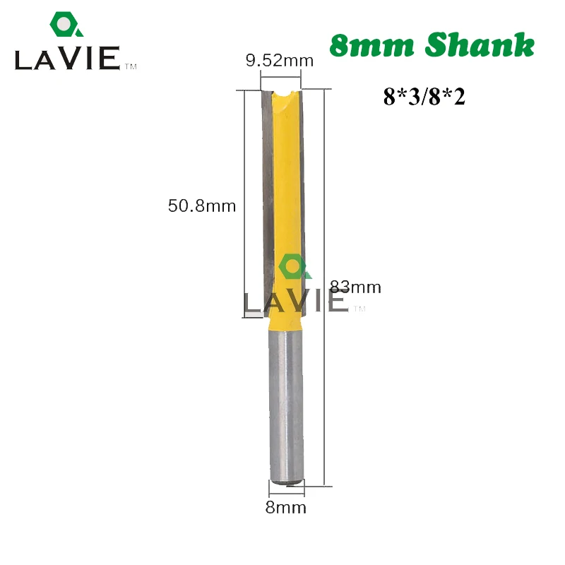 LA viмм e 8 мм хвостовик мм 50 мм 77 длинные прямые фреза 1/2 "фрезерные Резка диаметр край Деревообработка Отделка резак ножи MC02009