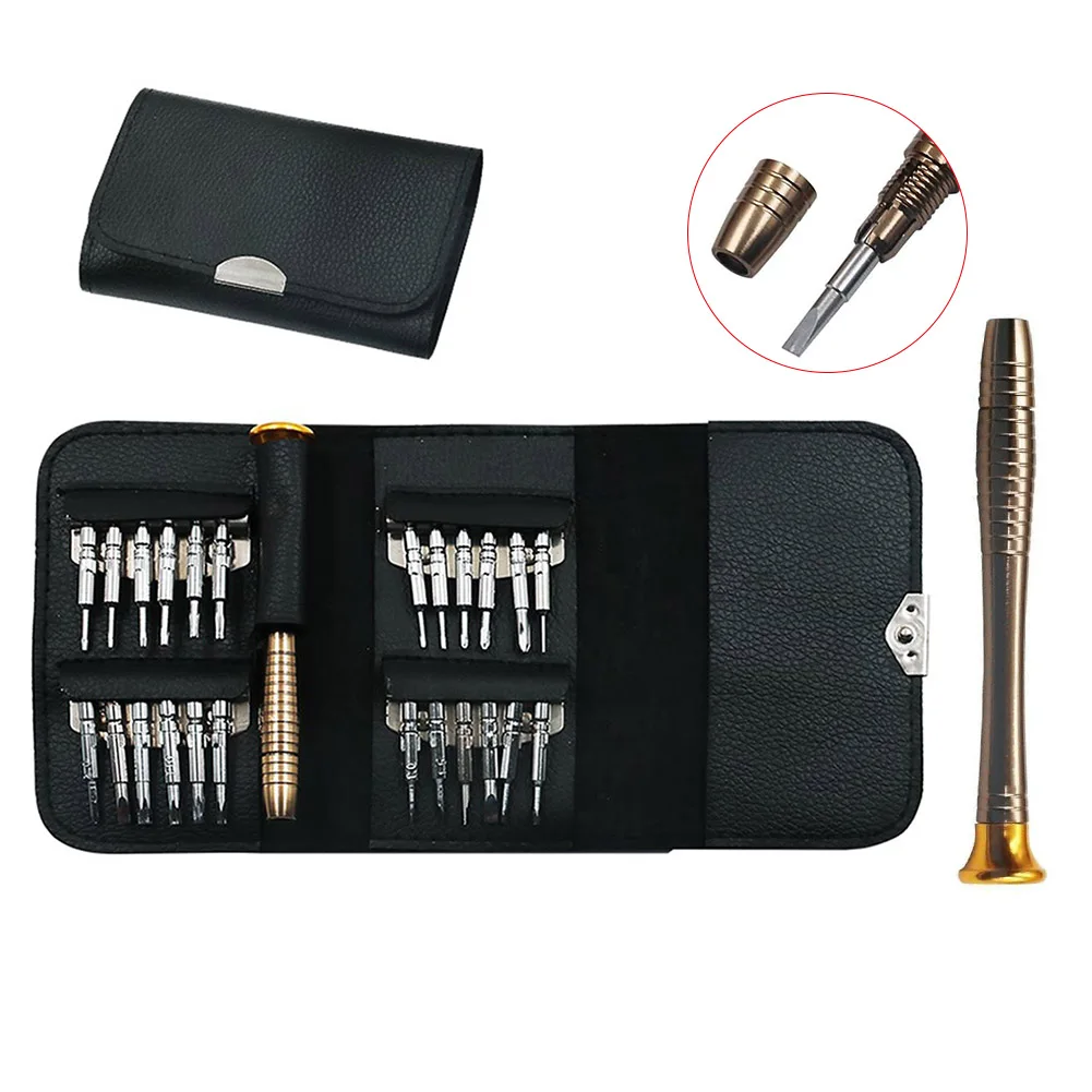 

Newly Screwdriver Set 25 in 1 Torx Screwdriver Repair Tool Kit for iPhone Cellphone Tablet PC Hand Tools RJ88 ND998
