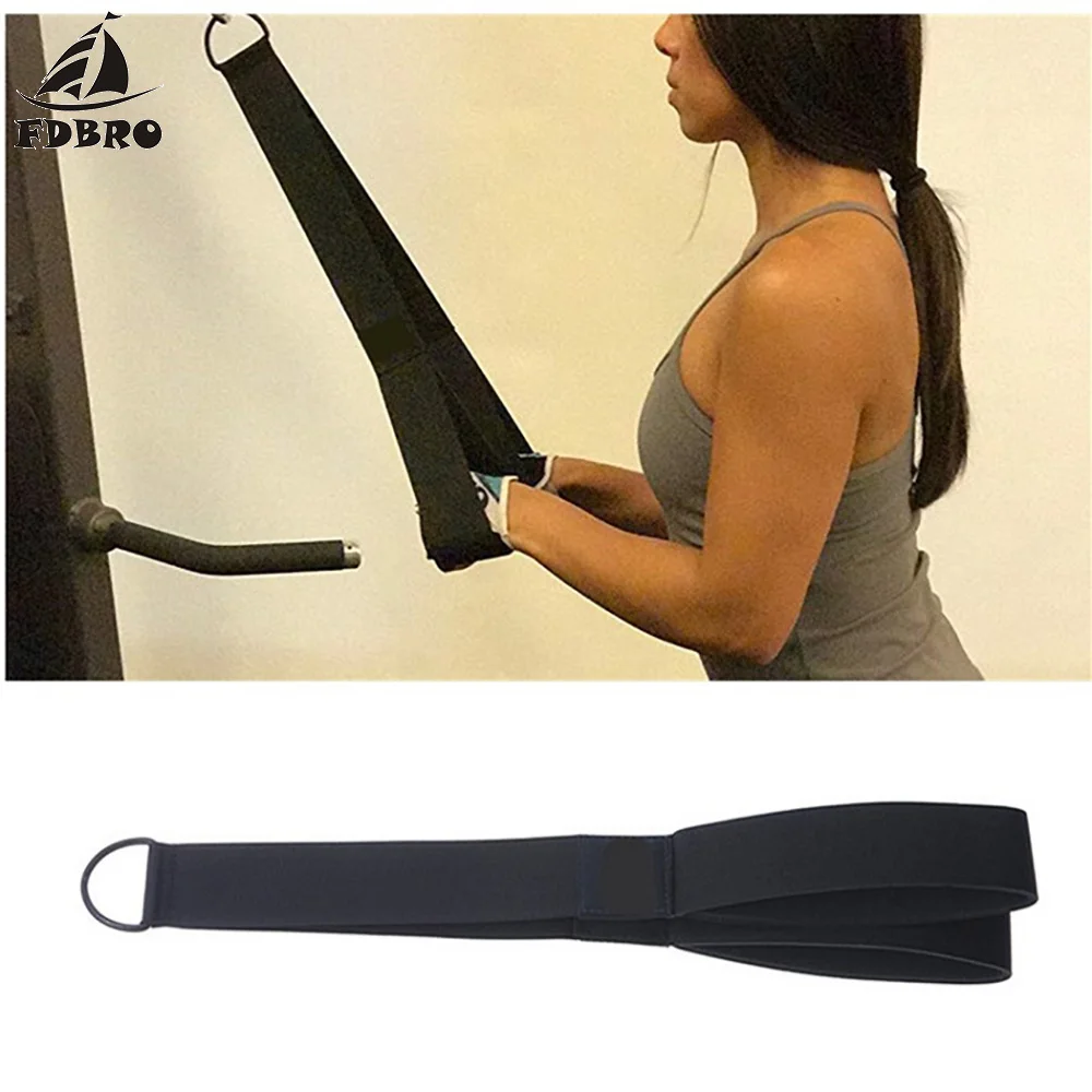 

FDBRO Gym Workout Pull Tricep Rope Push Pull Down Cord Pull Down Laterals Biceps Muscle Training Fitness Bodybuilding Exercise