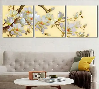 

3pcs,diamond embroidery White Orchid Flower,5d diamond painting,full diamond mosaic picture of rhinestones cross stitch C181