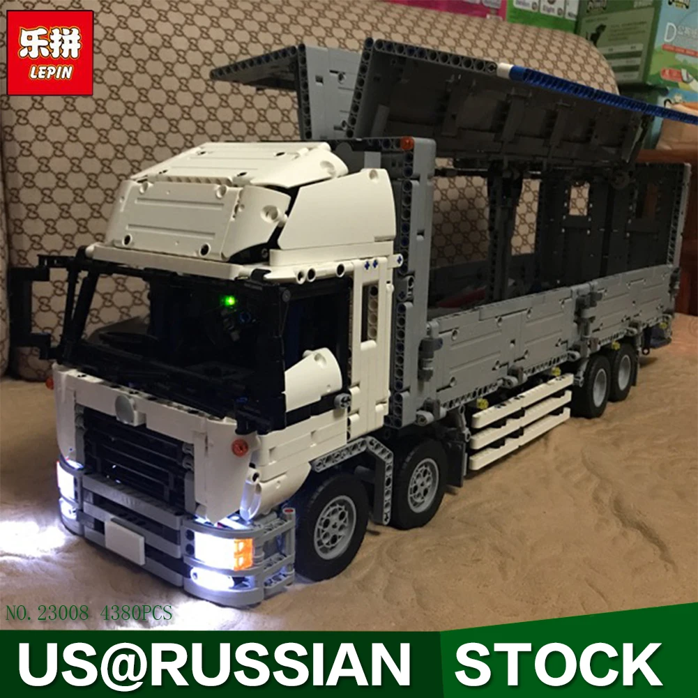 

Lepin 23008 4380Pcs Technical Series The MOC Wing Body Truck Set Educational Building Block Bricks Children Toys Gift