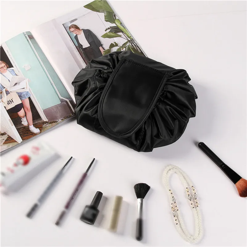 Vogvigo Drawstring Travel Cosmetic Bag Makeup Bag Organizer Make Cosmetic bag Case Storage Pouch Toiletry Beauty Kit Box Vogvigo Drawstring Travel Cosmetic Bag Makeup Bag Organizer Make Cosmetic bag Case Storage Pouch Toiletry Beauty Kit Box