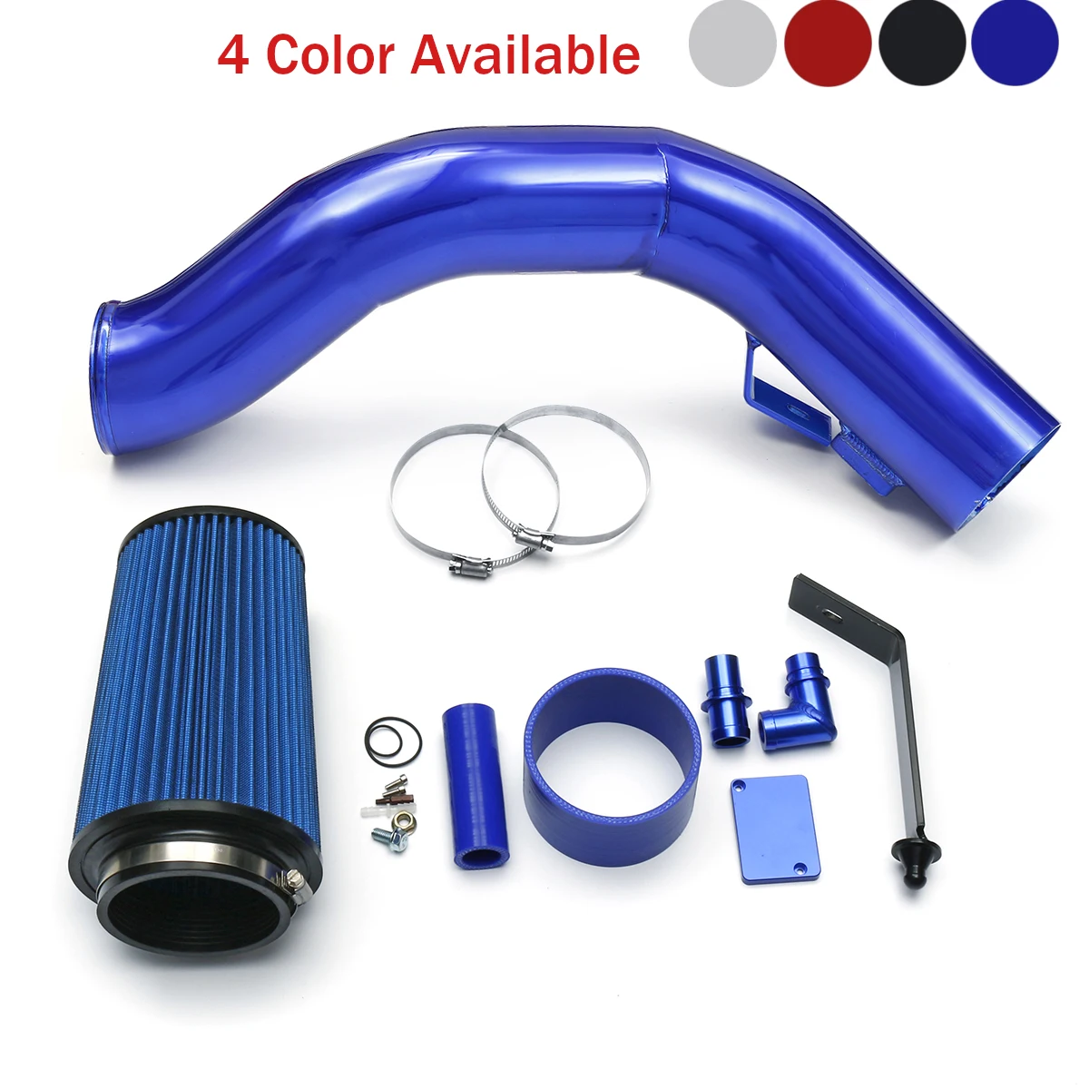 

4 inch Cold Air Intake Kit Pipe+ Filter+ Clamp for Ford F-250 F-350 Excursion 6.0L 2003 2004 2005 2006 2007