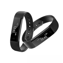 Smart Band Фитнес трекер спорта счетчик шагов активности Мониторы будильник вибрации Напульсники OLED браслет для IOS Android